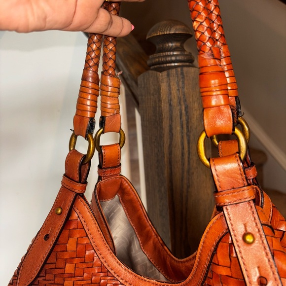 Cole Haan Genevieve Weave Large Triangle Tote - Picture 5 of 10